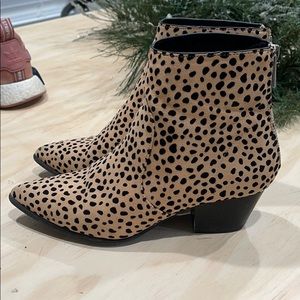 cheetah booties